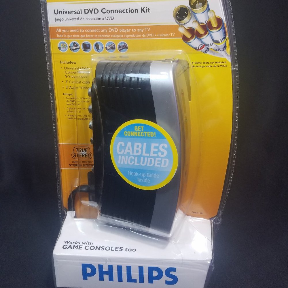 Philips Universal DVD Connection Kit Cables Included